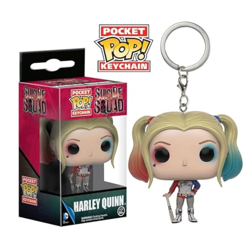 Funko POP Keychain: Suicide Squad - Harley Quinn Action Figure Bobbleheads Funko