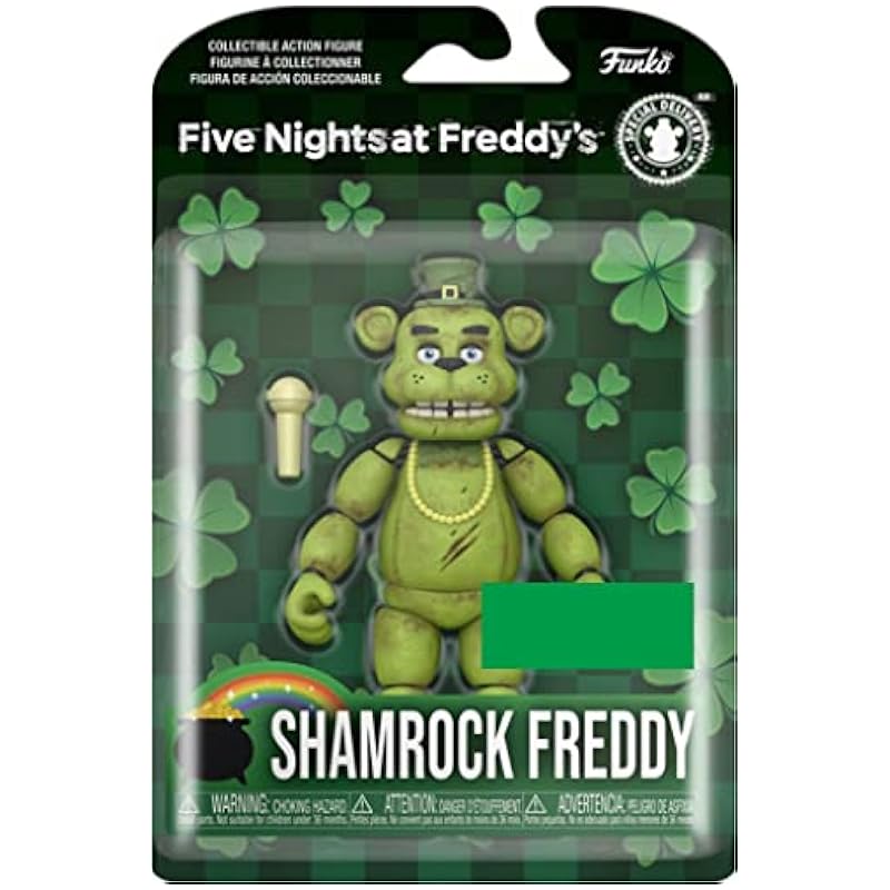 Funko Five Nights at Freddy's Shamrock Freddy Action Figure Plush (Shamrock Freddy Figure) Plush Figures Funko