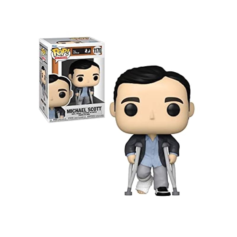 Action Figures Funko Funko POP TV: The Office - Michael Standing with Crutches,Multi,57396