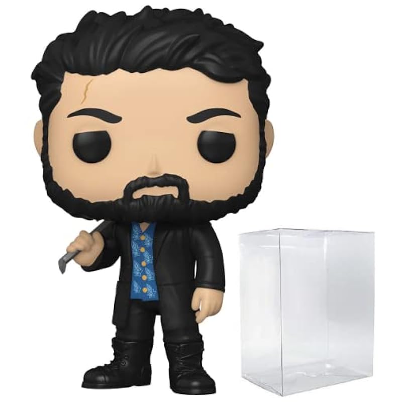 POP The Boys - Billy Butcher Funko Vinyl Figure (Bundled with Compatible Box Protector Case), Multied, 3.75 inches Bobbleheads Funko