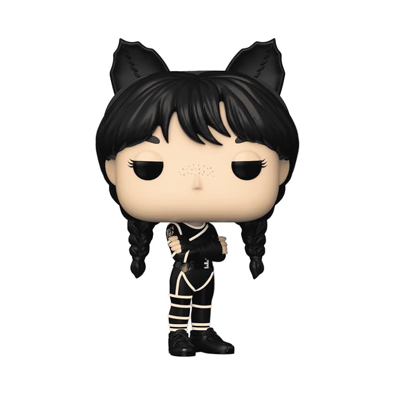 Funko Pop! Wednesday Addams Vinyl Figure, The Addams Family, Cat Costume Bobbleheads Funko