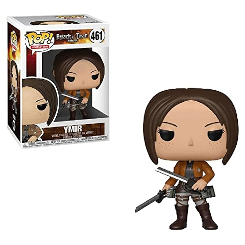 Funko Ymir: Attack on Titan x POP! Animation Vinyl Figure & 1 POP! Compatible PET Plastic Graphical Protector Bundle [#461/35677 - B] Bobbleheads Funko
