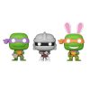 Funko Pocket Pop!: Teenage Mutant Ninja Turtles - Easter Donatello, Shredder, & Michelangelo 3 Count (Pack of 1) Bobbleheads Funko