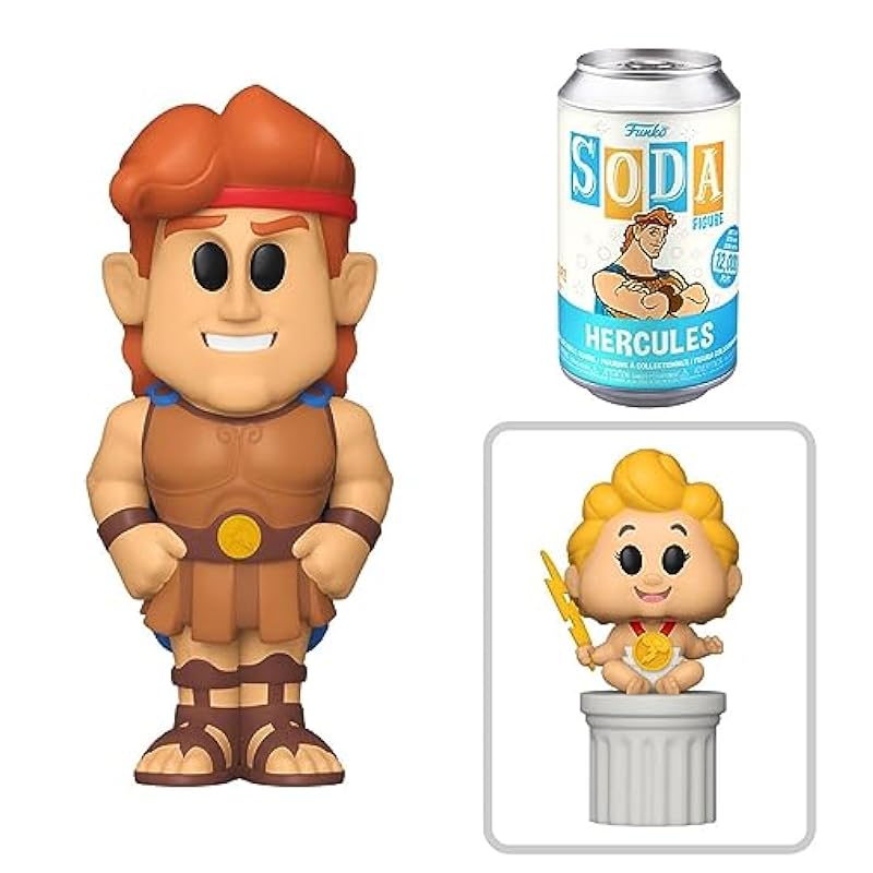 Funko Vinyl SODA: Disney's Hercules - Hercules (1:6 Chance at Chase) (Order 6 for a Sealed Case) Funko Action Figures