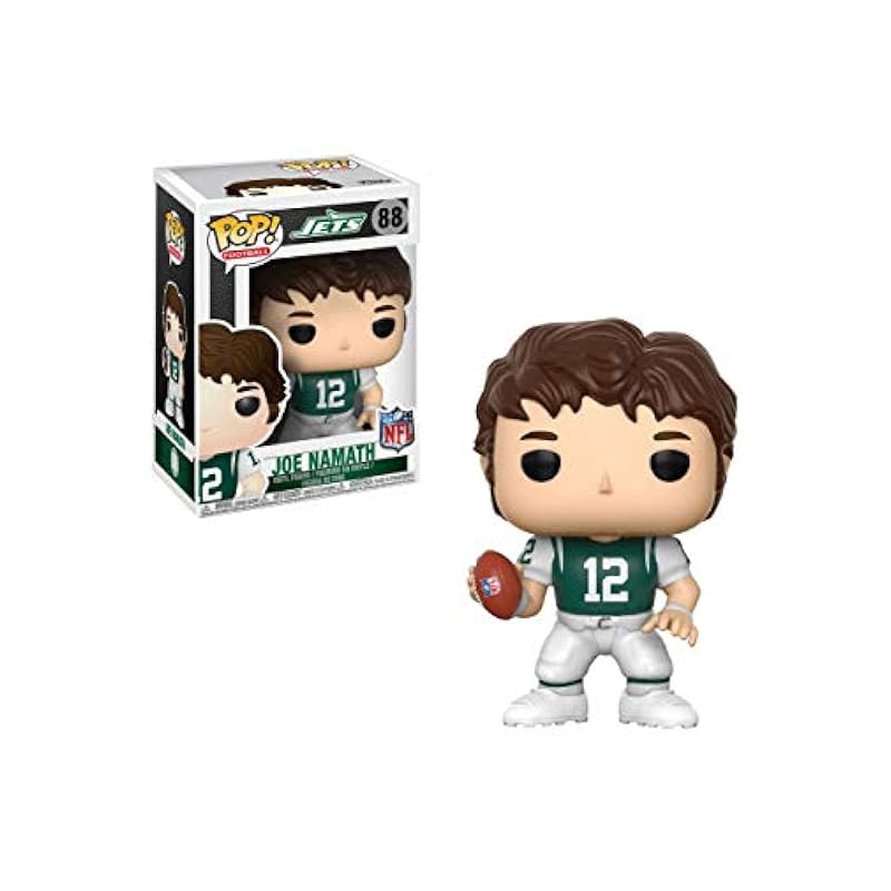 Funko Action Figures & Toy Figurines Funko POP NFL: Joe Namath (Jets Home) Collectible Figure