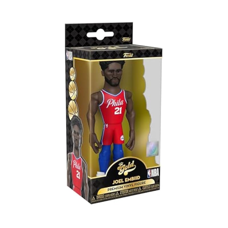Funko Toys & Game Room Funko Pop! Gold NBA: Sixers - Joel Embiid 5" with Chase (Styles May Vary)