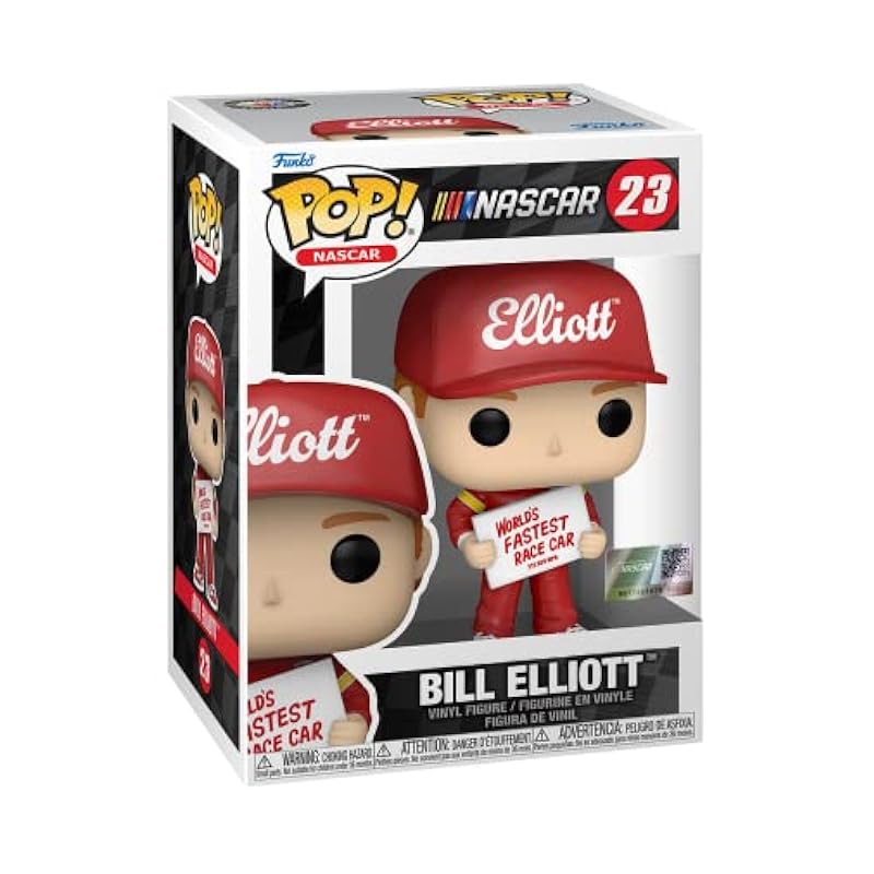 Funko Pop! Nascar: Bill Elliott Action Figures & Toy Figurines Funko