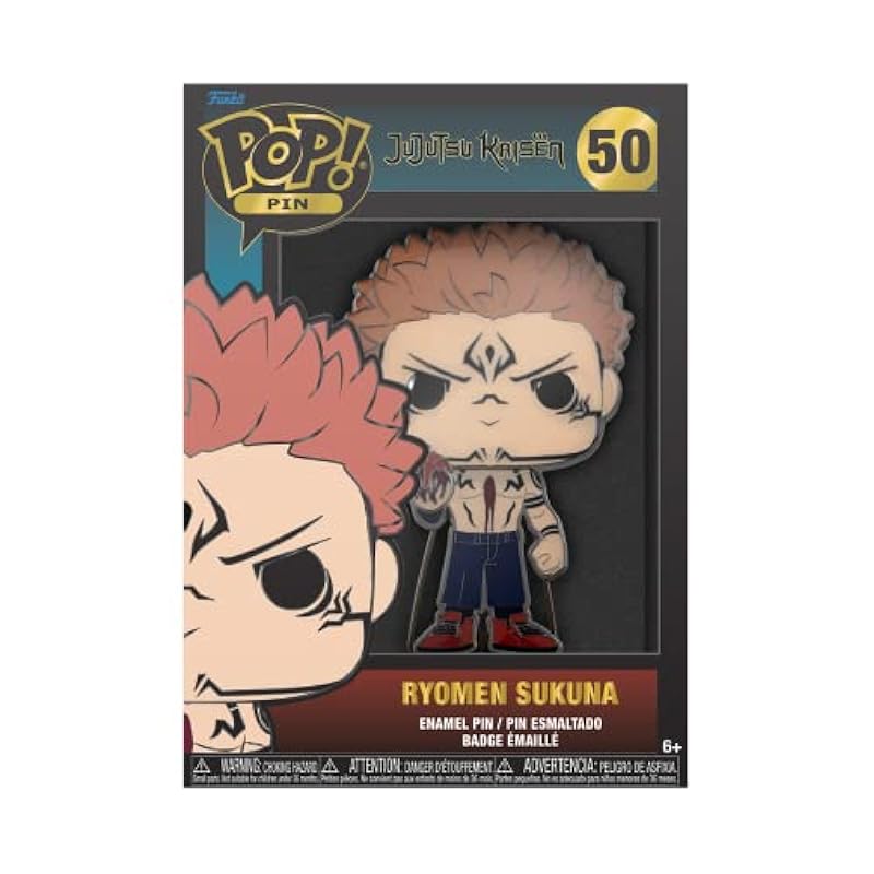 Funko Pop! Pin: Anime - Jujutsu Kaisen, Sukuna Funko Bobbleheads