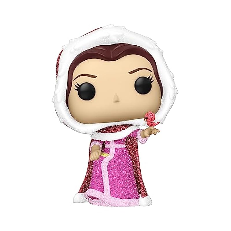 Funko Action Figures Funko Pop! Disney: Beauty and The Beast - Winter Belle, Diamond Glitter, Amazon Exclusive