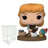 Funko Bobbleheads Visit the Funko Store Cinderella Pop Storage Protector Bundle - Figurine 3.75 Inch Classic Character Ultimate Princess Collection with PET Clear Plastic Case for Collectible Vinyl Figures