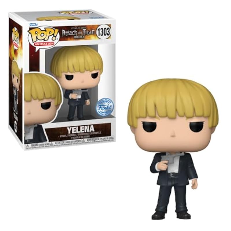 Funko Funko Attack on Titan Final Season Yelena Exclusive Pop 1303 Statues