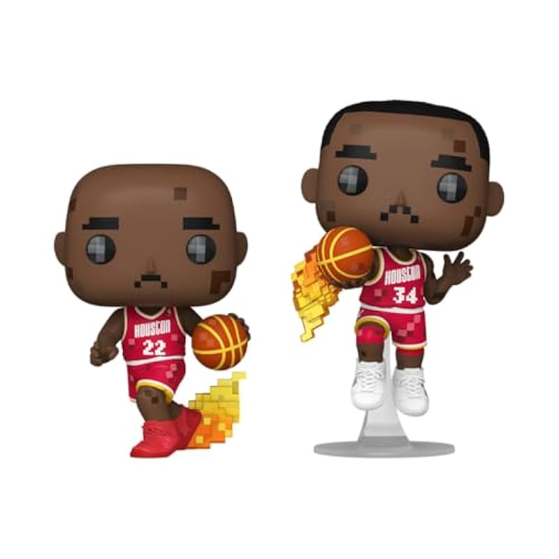 Toys & Game Room Funko Funko Pop! NBA JAM: Rockets - Clyde Drexler and Hakeem Olajuwon 2-Pack