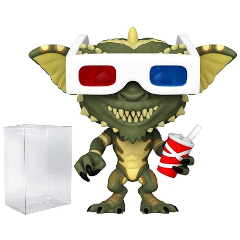 POP Gremlins - Gremlin with 3D Glasses Funko Pop! Vinyl Figure (Bundled Compatible Box Protector Case), Multied, 3.75 inches Funko Bobbleheads