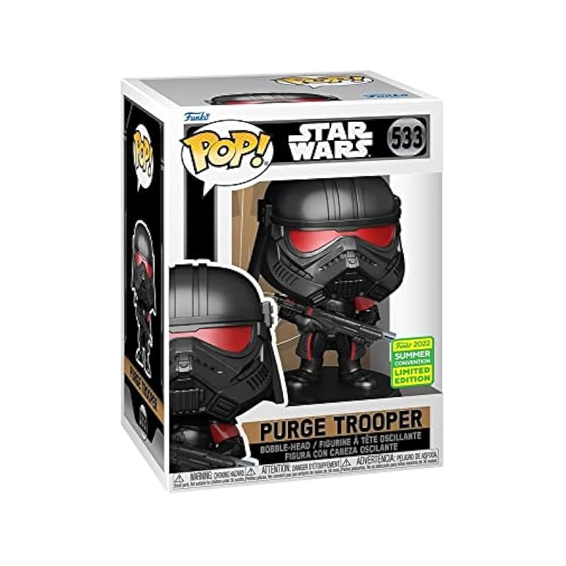 POP 'Funko Pop! Star Wars: OBI-Wan Kenobi- Purge Trooper (SDCC'22), Collectible Action Vinyl Figure - 65334, Multi, small 4.75in Action Figures Funko