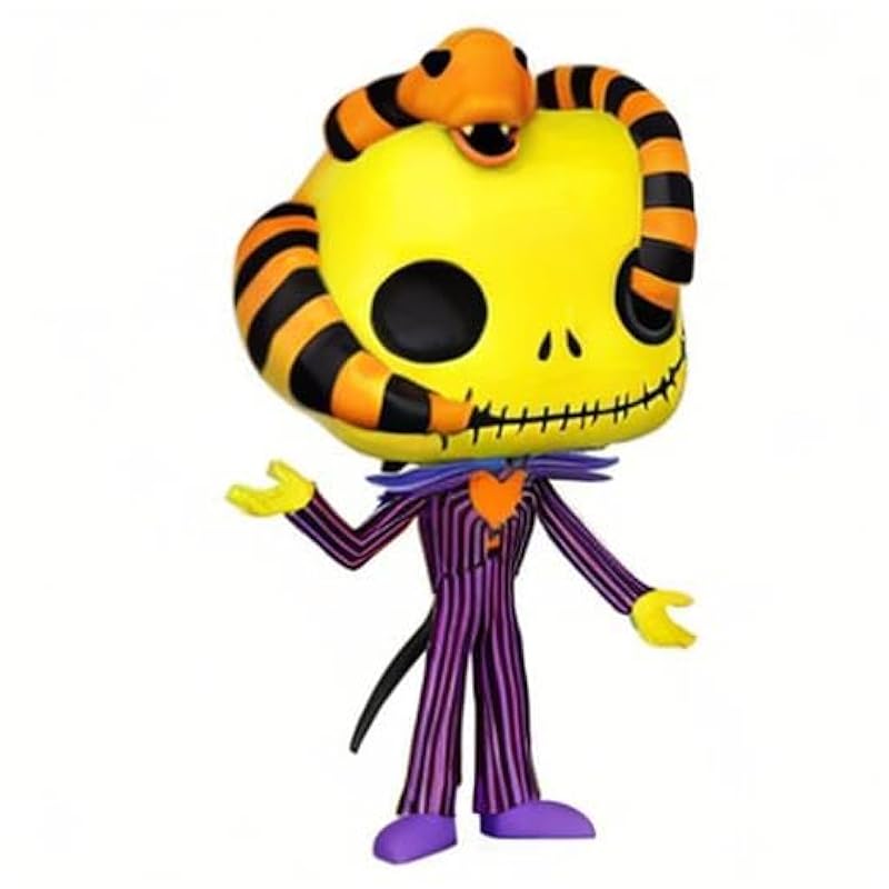 Pop! The Nightmare Before Christmas Jack Skellington with Snake Blacklight Special Edition Bobbleheads Funko