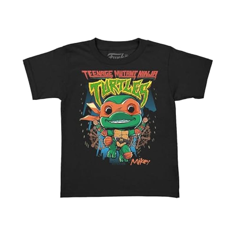 Pocket Pop! & Tee: Teenage Mutant Ninja Turtles: Mutant Mayhem - Michelangel - S Action Figures Funko