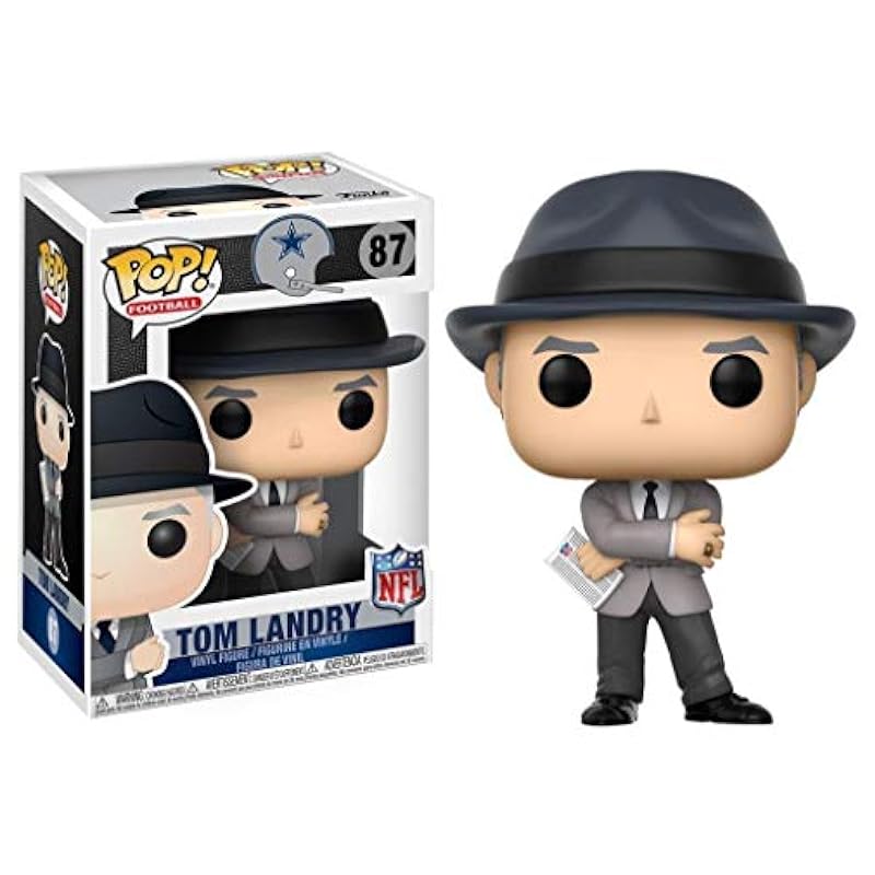 Funko Action Figures & Toy Figurines Funko POP NFL: Tom Landry (Cowboys Coach) Collectible Figure