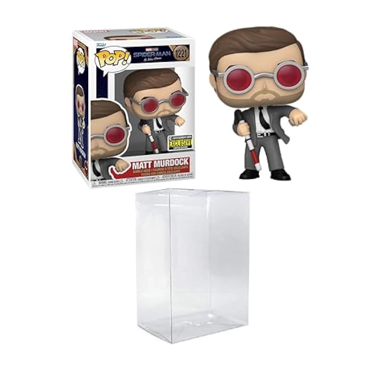 Bobbleheads Funko Funko Pop! Spider-Man: No Way Home - Matt Murdock with Brick Entertainment Earth Exclusive Bundled with a Byron's Attic Protector