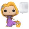 Funko Action Figures POP Disney Princess: Tangled - Rapunzel Funko Vinyl Figure (Bundled with Compatible Box Protector Case), Multi, 3.75 inches