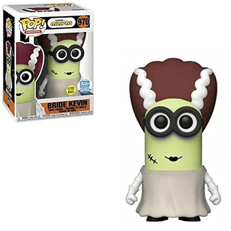 Funko Statues Funko Minions Bride Kevin Glow in The Dark Exclusive