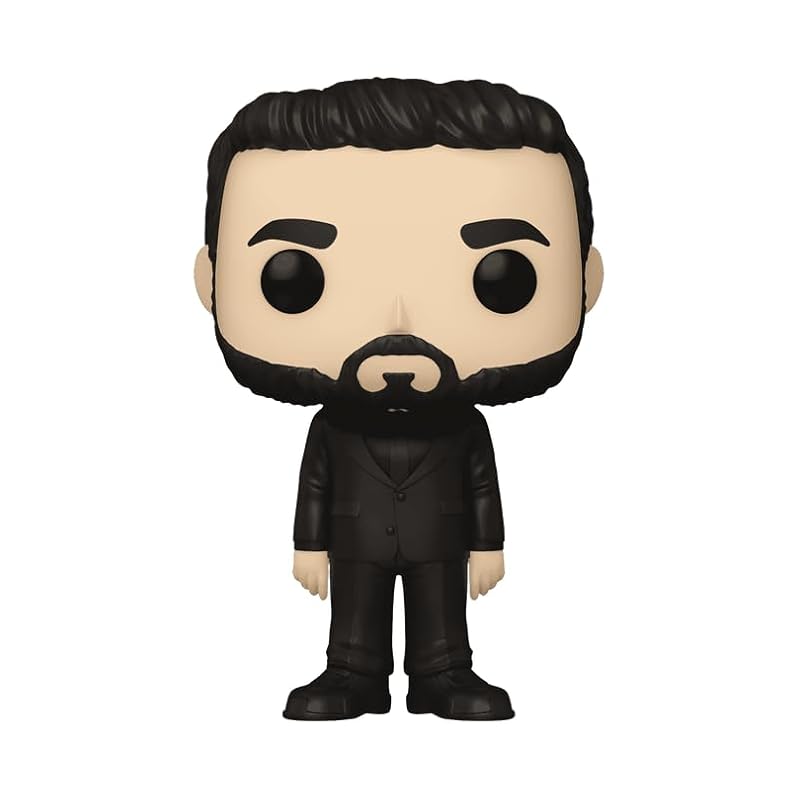 Funko Pop! TV: Ted Lasso - Roy Kent in Black Suit (Wave 2) Bundled with a Byron's Attic Protector Funko Bobbleheads