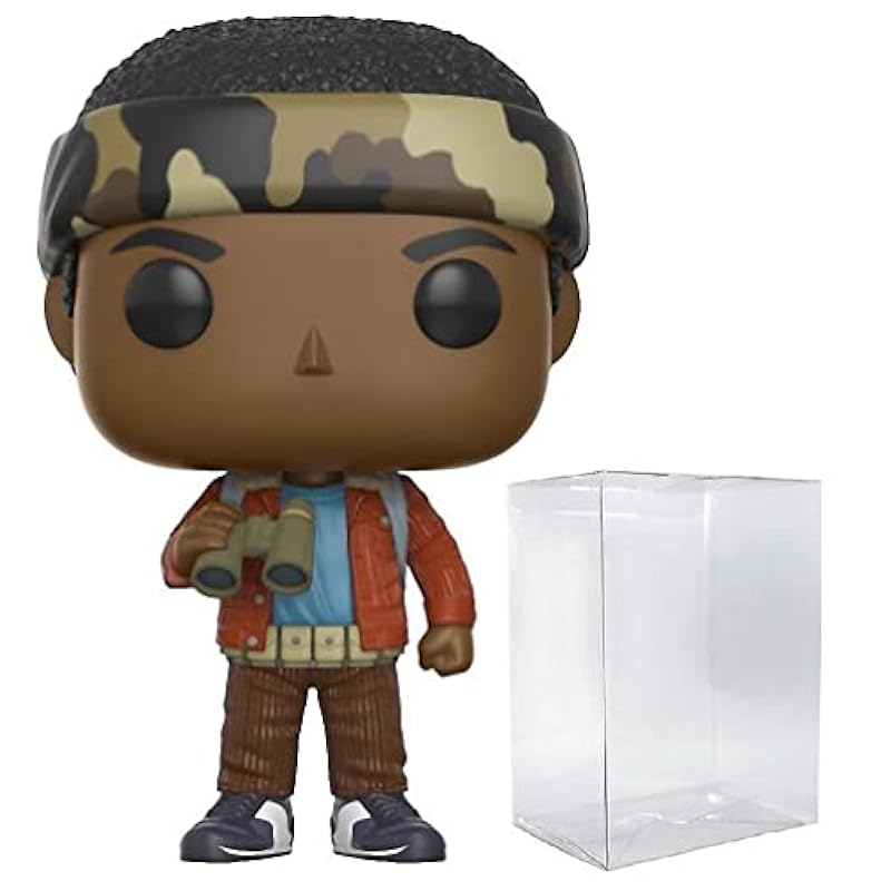 Action Figures Funko POP [Stranger Things] - Lucas Sinclair Funko Pop! Vinyl Figure (Bundled with Compatible Pop Box Protector Case), Multi, 3.75 inches