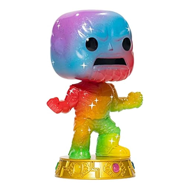 Bobbleheads Funko Funko Marvel Infinity Saga Thanos Art Series Pop! Vinyl Figure with Premium Pop! Protector Entertainment Earth Exclusive