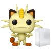 Funko Bobbleheads POP Meowth Funko Pop Vinyl Figure (Bundled with Compatible Pop Box Protector Case), Multi, 3.75 inches