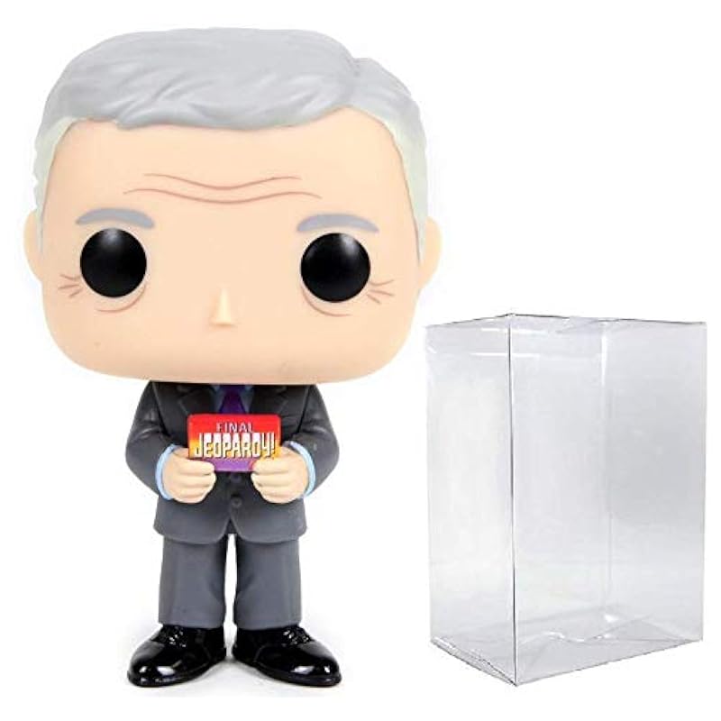Funko TV: Jeopardy - Alex Trebek Pop! Vinyl Figure (Includes Compatible Pop Box Protector Case) Statues Funko