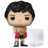 Funko POP Rocky 45th Anniversary - Rocky Balboa with Gold Belt Specialty Series Funko Pop! Vinyl Figure (Bundled with Compatible Pop Box Protector Case), 3.75 inches Action Figures