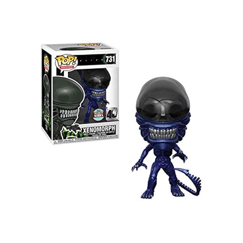 Funko Statues FUNKO POP! MOVIES SPECIALTY SERIES: Alien 40th - Xenomorph (Blue Metallic)