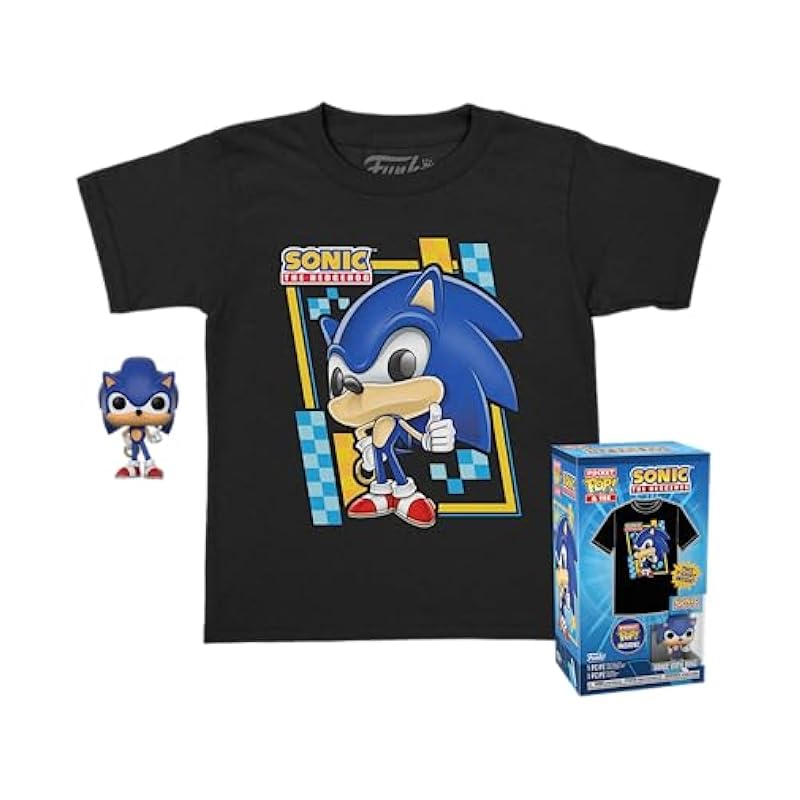 Funko Pocket Pop! & Tee: Sonic - Kids (M) Funko Bobbleheads