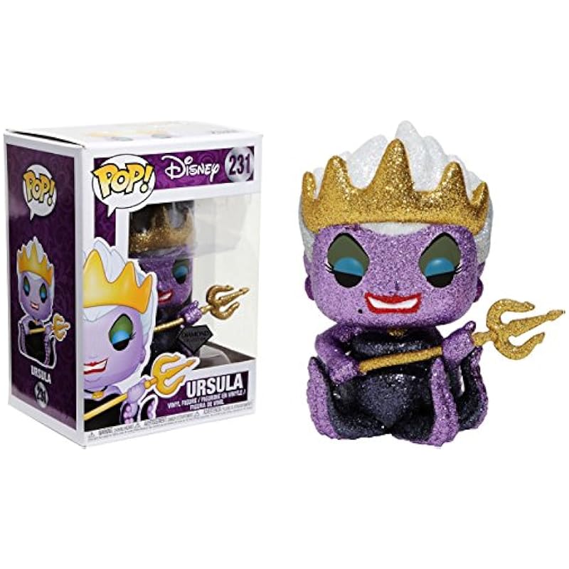 Action Figures Funko Disney Villains Ursula Glitter Exclusive Pop Figure