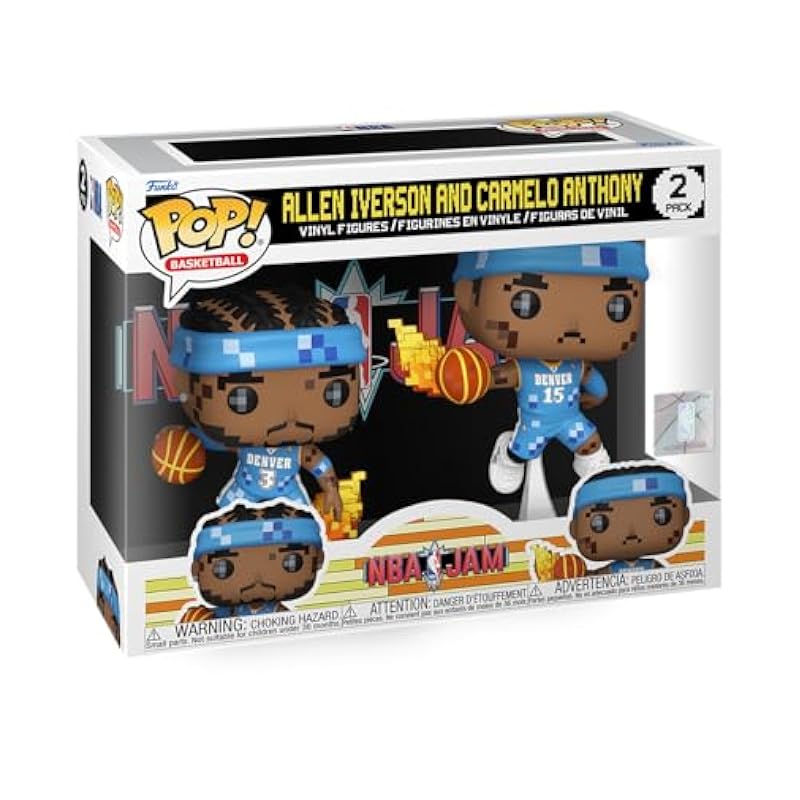 Toys & Game Room Funko Funko Pop! NBA JAM: Nuggets - Allen Iverson and Carmello Anthony 2-Pack