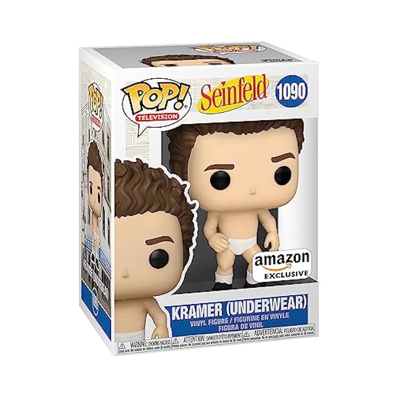 Action Figures Funko Funko Pop! TV: Seinfeld - Kramer in Underwear, Amazon Exclusive Vinyl Figure Kramer in