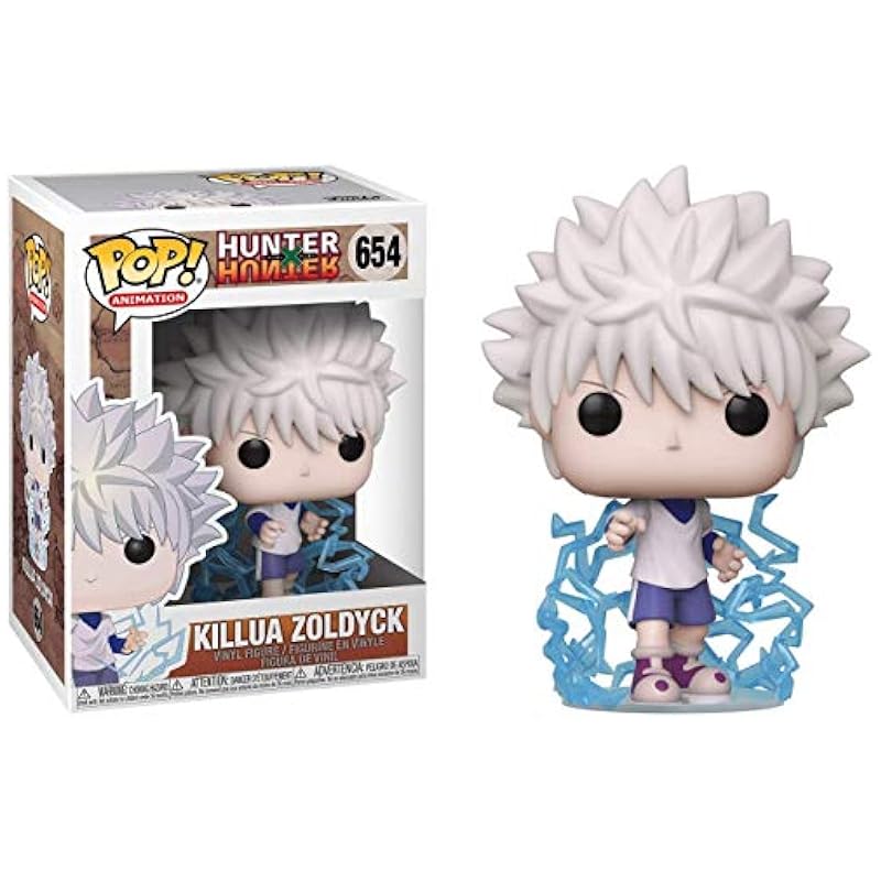 Funko POP Hunter x Hunter - Killua Zoldyck Funko Pop! Vinyl Figure (Bundled with Compatible Pop Box Protector Case), Multi, 3.75 inches Action Figures