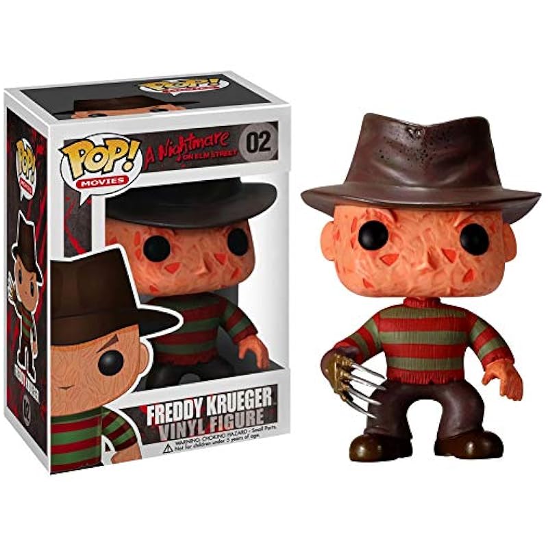 Funko Freddy Krueger: A Nightmare on Elm Street x POP! Movies Vinyl Figure & 1 PET Plastic Graphical Protector Bundle [#002 / 02291 - B] Action Figures Funko