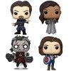 Funko Funko Pop! Marvel Movies: Doctor Strange in The Multiverse of Madness Collectors Set - 4 Figure Set Includes: America Chavez in Cloak, Sinister Strange, Dead Strange & Captain Carter Bobbleheads