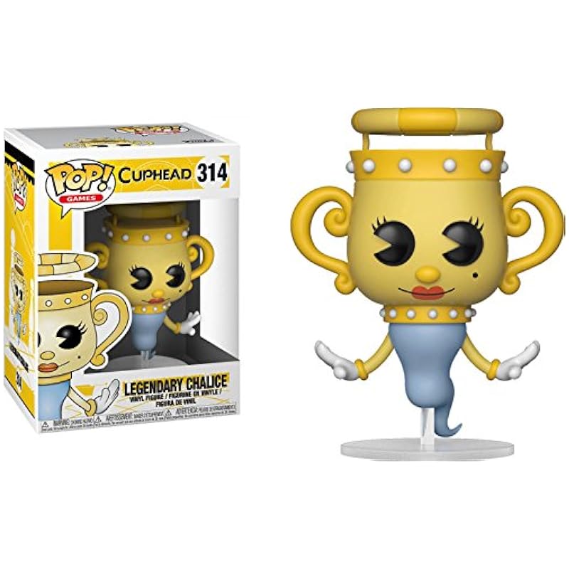 Funko Action Figures Funko Pop! Games: Cuphead - Legendary Ghost Collectible Figure