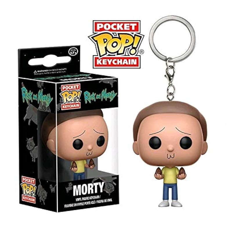 Funko Keyrings & Keychains Funko Pop Keychain Rick and Morty Action Figure
