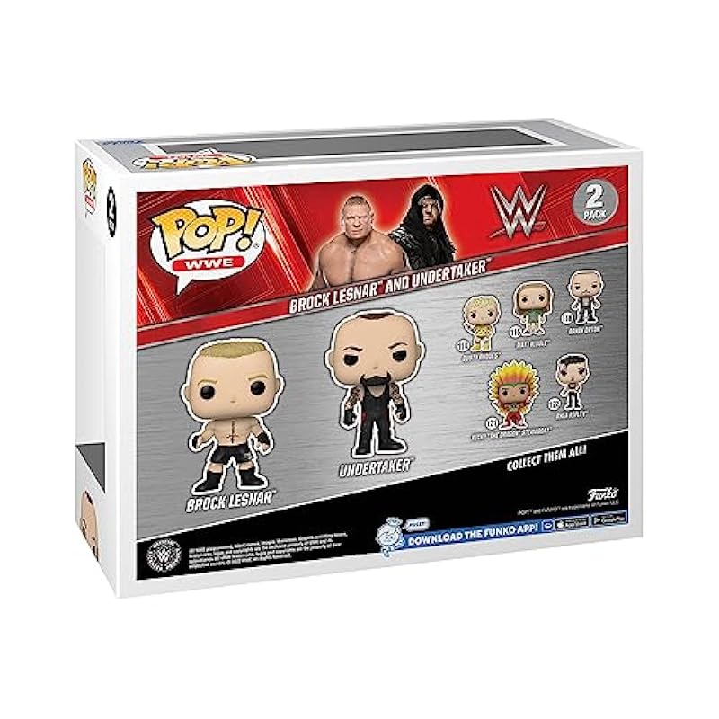 Action Figures & Toy Figurines Funko Funko Pop! WWE: Brock Lesnar and Undertaker 2-Pack