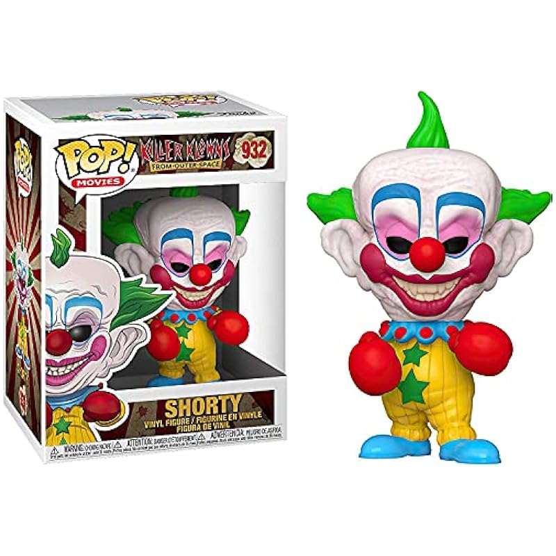 POP Killer Klowns from Outer Space - Shorty Funko Pop! Vinyl Figure (Bundled with Compatible Pop Box Protector Case), Multi, 3.75 inches Funko Action Figures