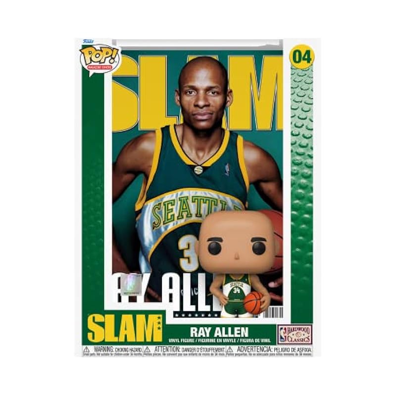 Funko Action Figures & Toy Figurines Funko Pop! NBA Cover: SLAM - Ray Allen