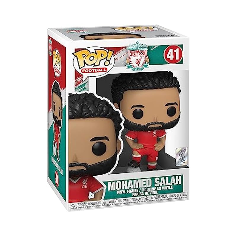 Funko POP Football: Liverpool - Mohamed Salah, MultiMulticolor Multicolor Funko Toys & Game Room