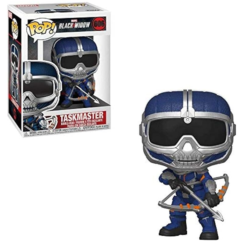 Funko Taskmaster with Bow #606 Pop Marvel: Black Widow Vinyl Figure (Bundled with EcoTEK Plastic Protector to Protect Display Box) Action Figures