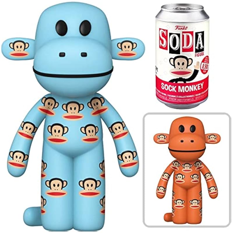 Funko Soda Paul Frank Vinyl Sock Monkey Limited Edition Figure w/ Chance of Chase Statues Funko