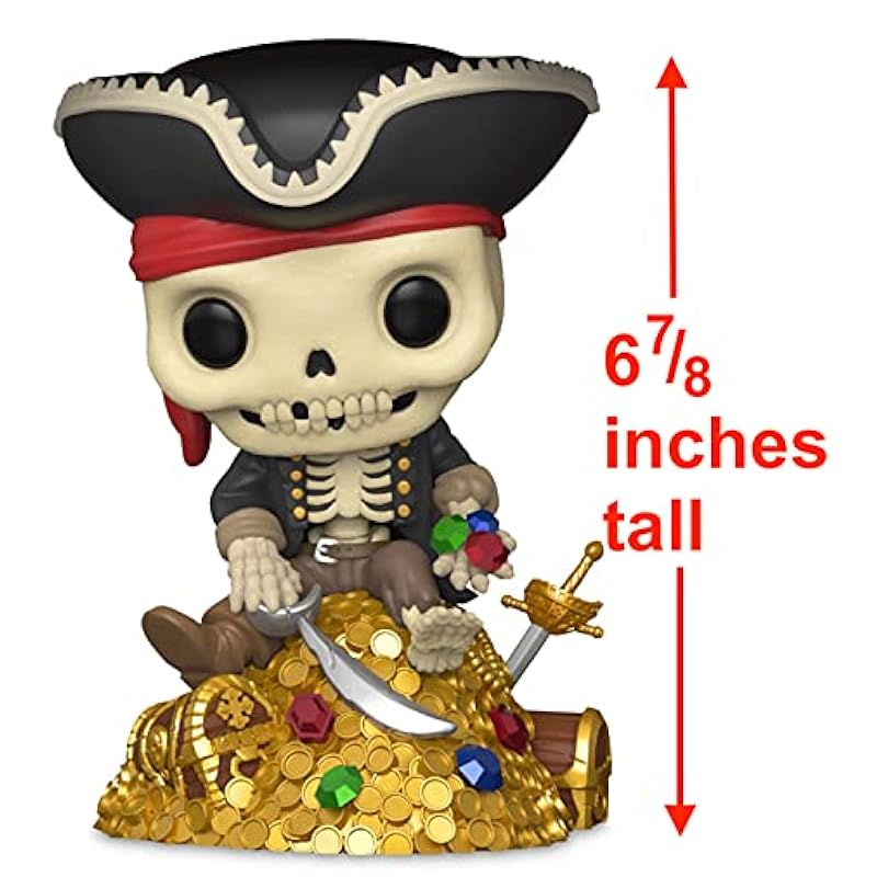 Funko 48889 Pop! Disney: Pirates of The Caribbean - Treasure Skeleton (Special Edition) #783 Bobbleheads Funko