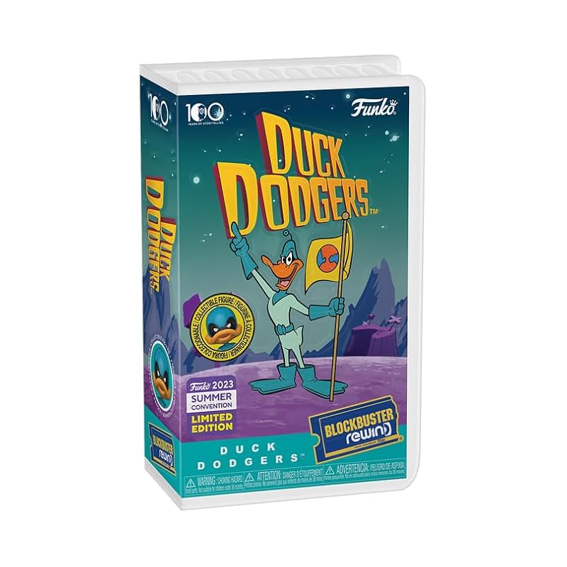 Funko x Blockbuster Rewind: WB Warner Bros WB100 Looney Tunes - Duck Dodgers Sealed Action Figures Funko