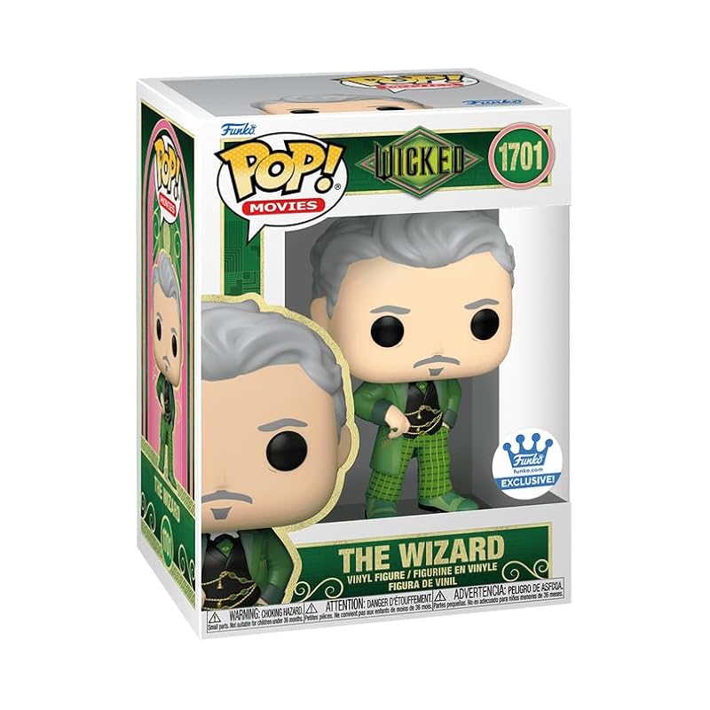 Funko Pop! Wicked The Wizard Vinyl Figure, 4.15 inches Bobbleheads Funko