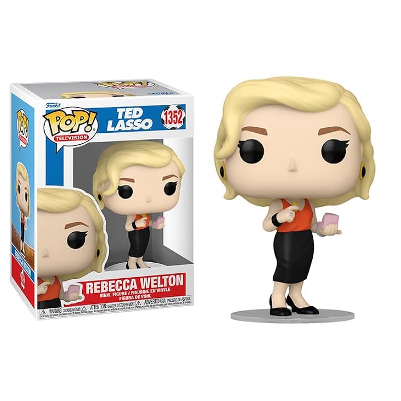 Bobbleheads Funko Funko Ted Lasso + Protector: Pop! Television Vinyl Figure (Bundled with ToyBop Box Protector Collector Case) (Rebecca Welton)